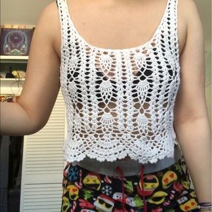 knitted top (perfect for beach)